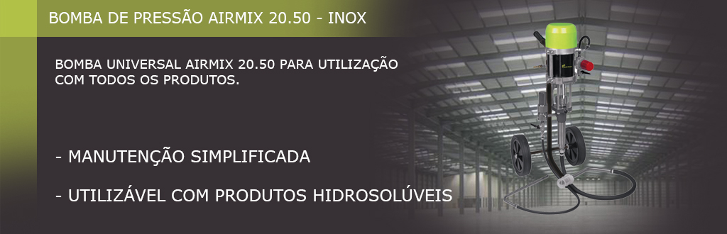 Bomba de Pressão Airmix 20.50 - Inox